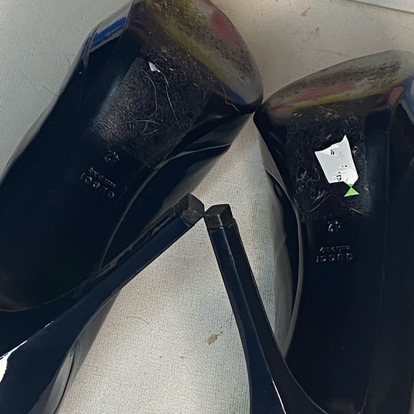 Gucci Navy Blue Patent Stiletto Size 42 - Picture 4 of 6